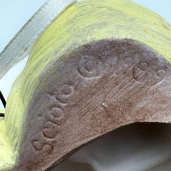 Scioto 1989 Vintage Double Cherub Ornament Hand-Painted Ceramic Angel Decoration - Picture 5 of 5